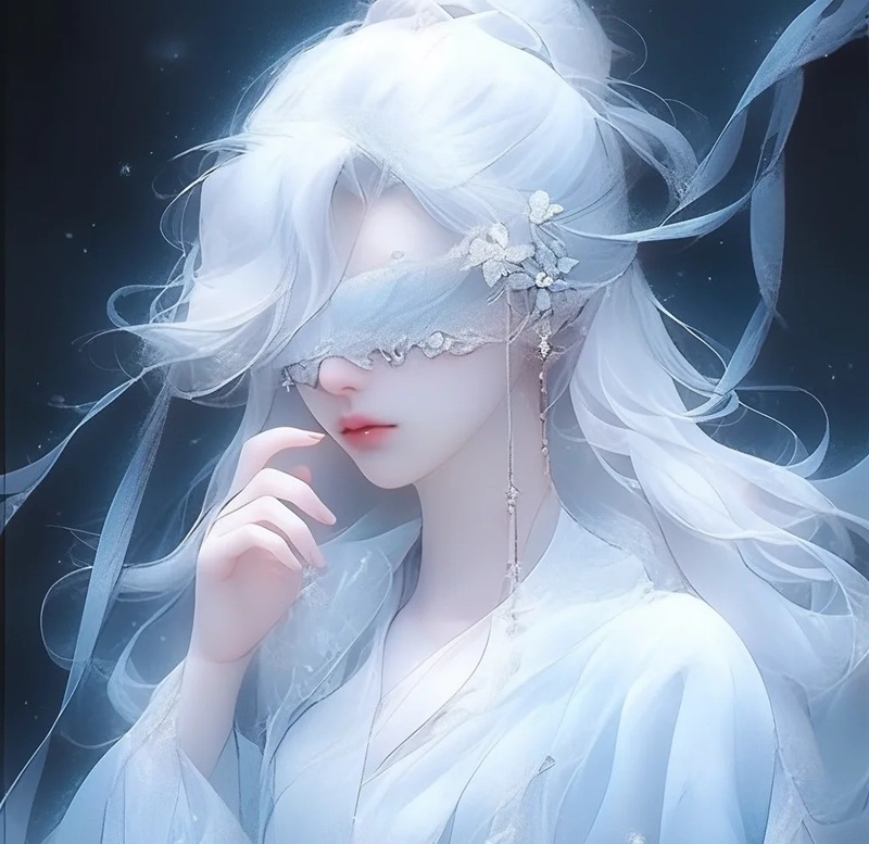 avatar nữ che mặt 20