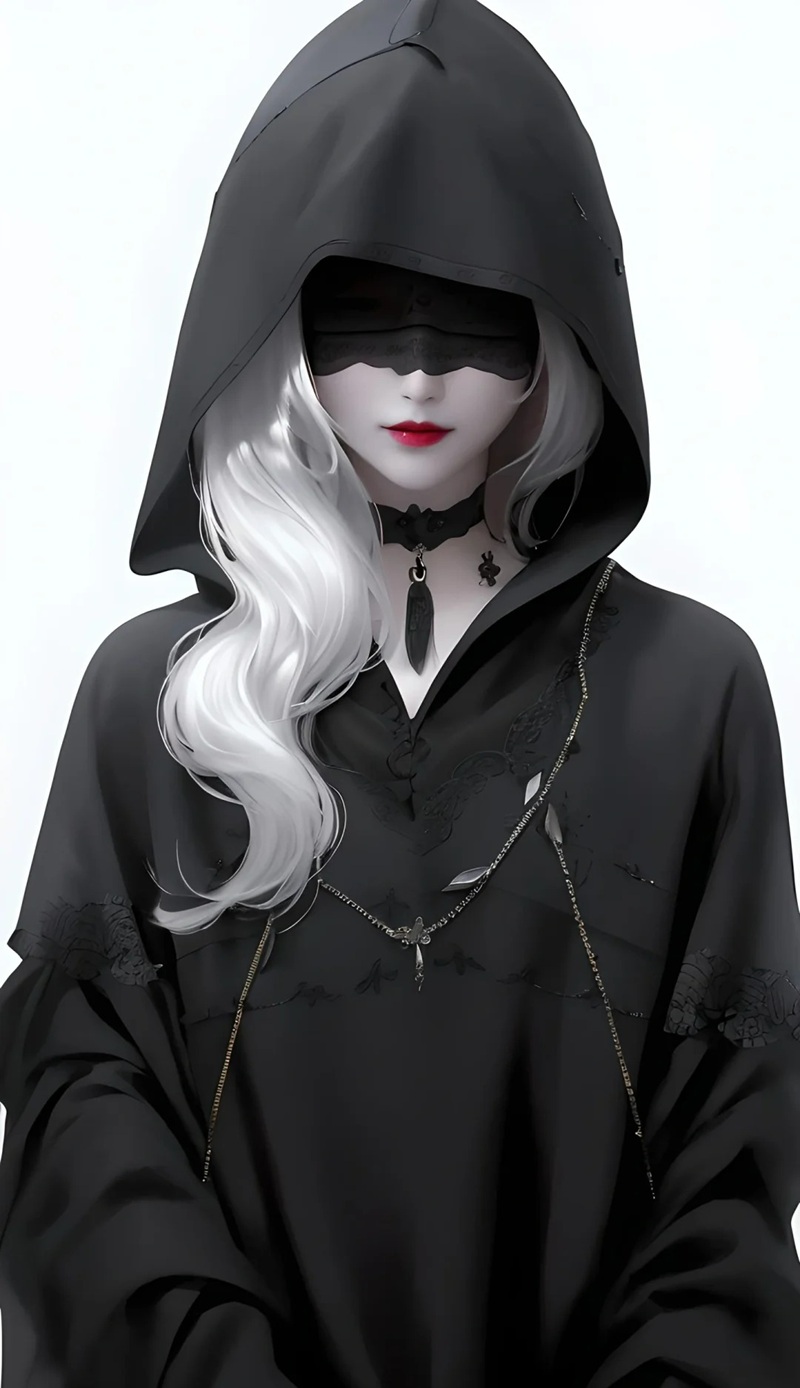 avatar nữ che mặt 26