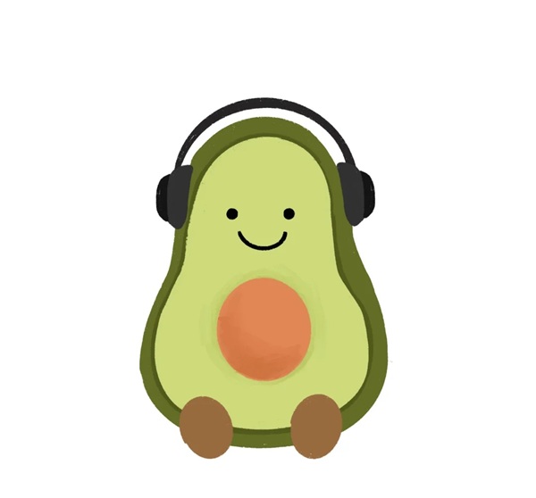 avatar quả bơ cute 13