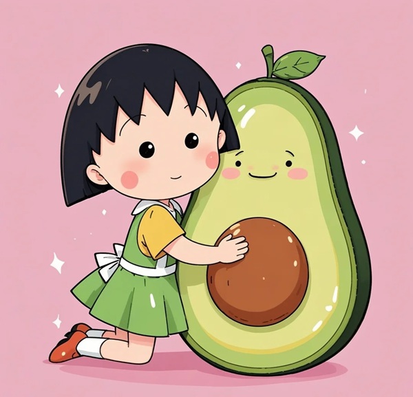avatar quả bơ cute 15