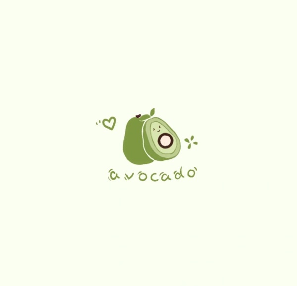 avatar quả bơ cute 21