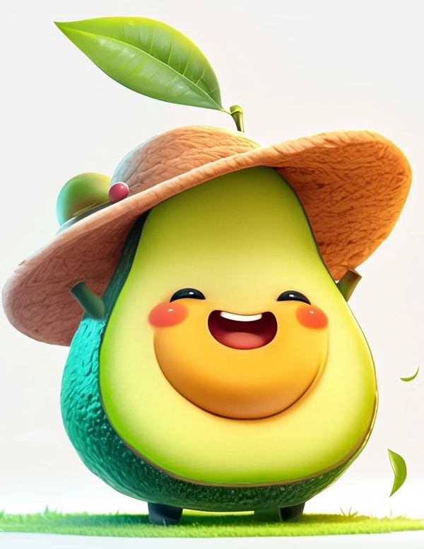 avatar quả bơ cute 27