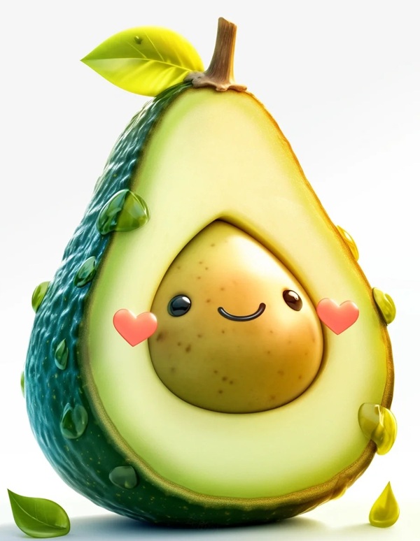 avatar quả bơ cute 28