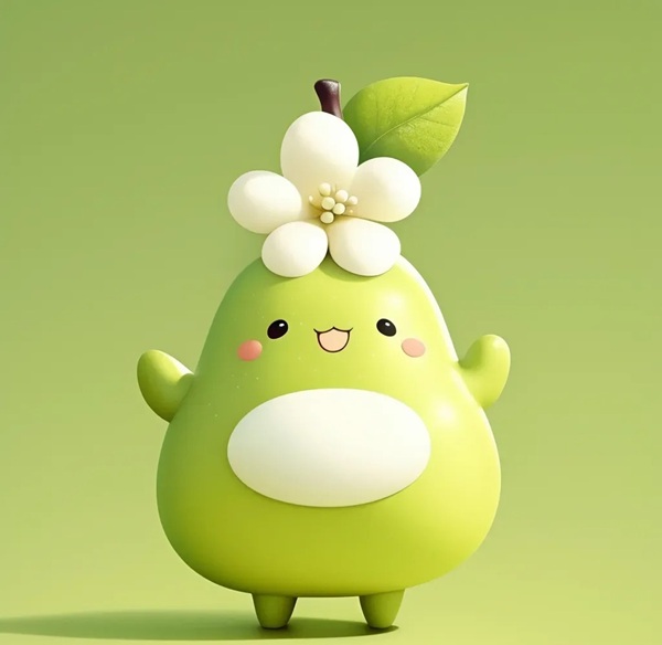 avatar quả bơ cute 31