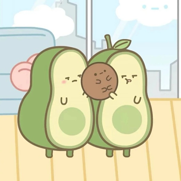 avatar quả bơ cute 37