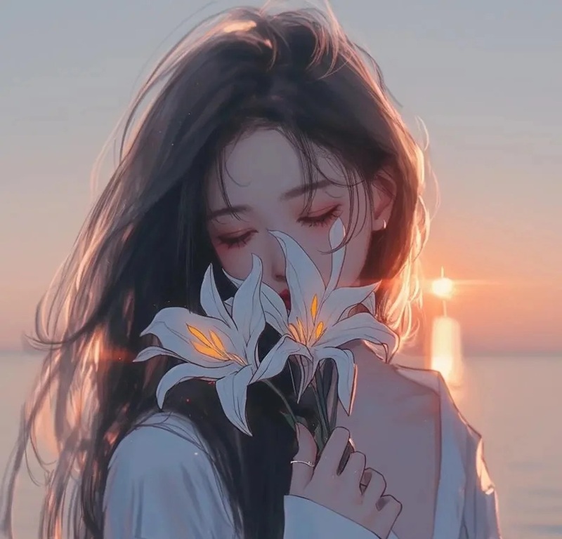 avatar tâm trạng nữ anime 14