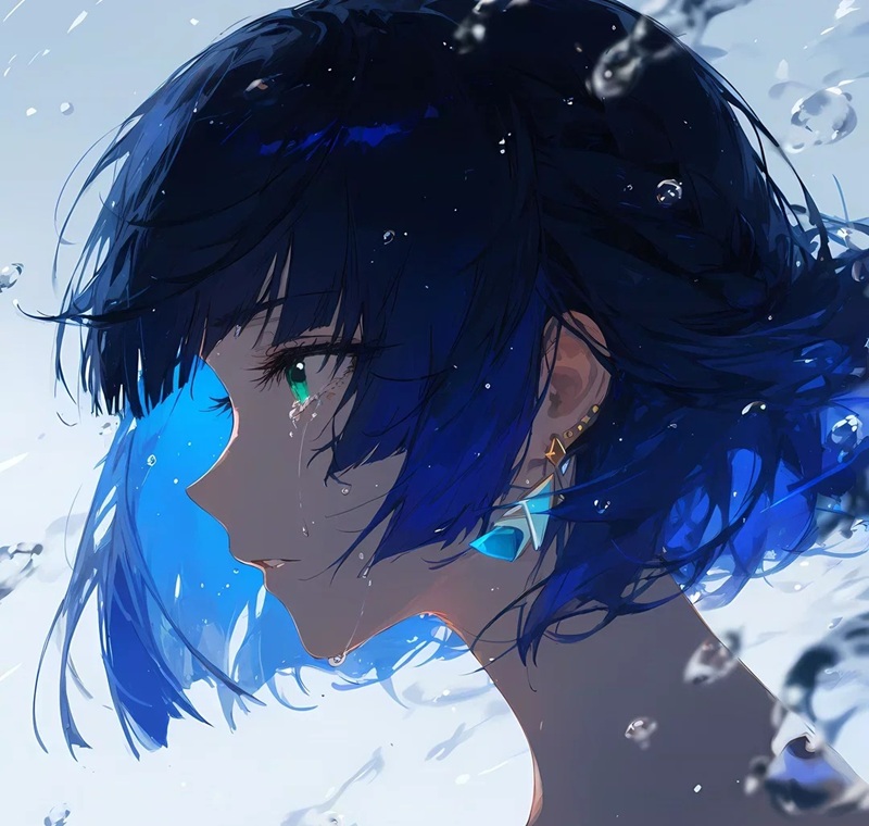 avatar tâm trạng nữ anime 33