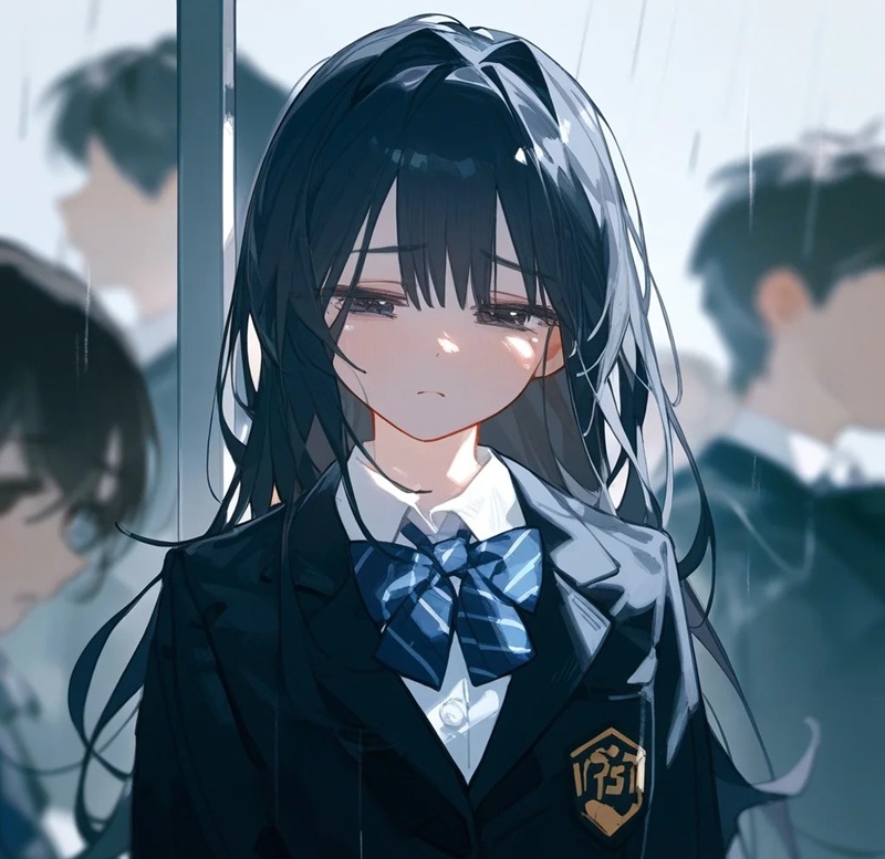 avatar tâm trạng nữ anime 38