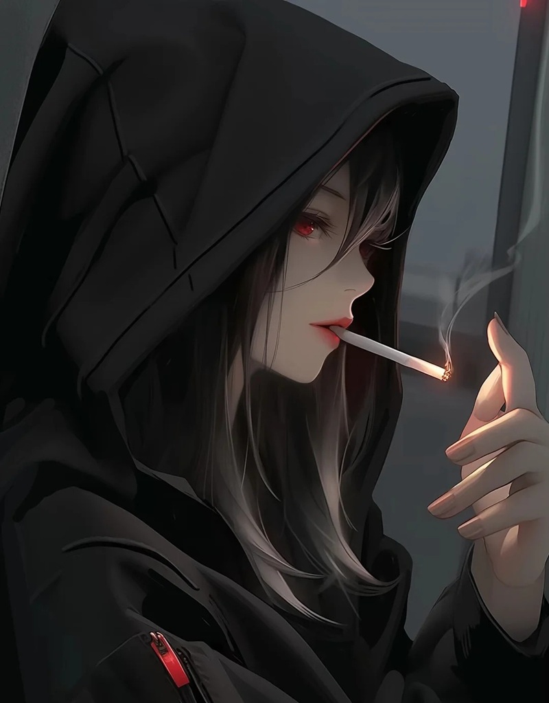 avatar tâm trạng nữ anime 9