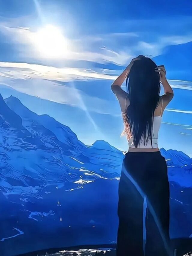 avatar màu xanh dương