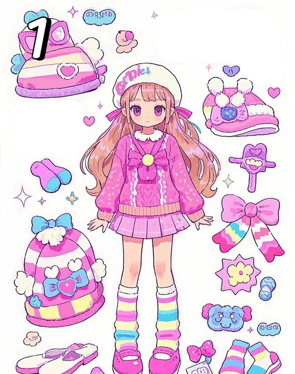hình ảnh búp bê giấy 16
