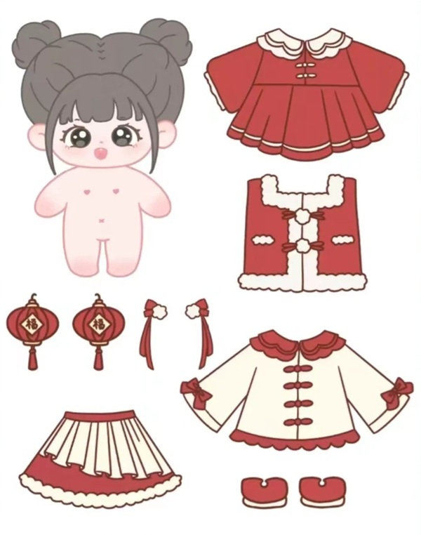 hình ảnh búp bê giấy 26