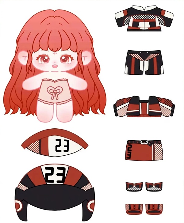 hình ảnh búp bê giấy 28