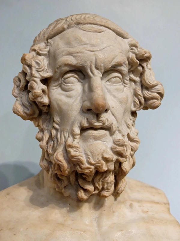 ai là tác giả của hai bộ sử thi i-li-át và ô-đi-xê 4