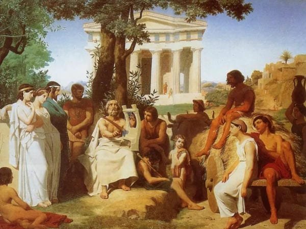 ai là tác giả của hai bộ sử thi i-li-át và ô-đi-xê 6