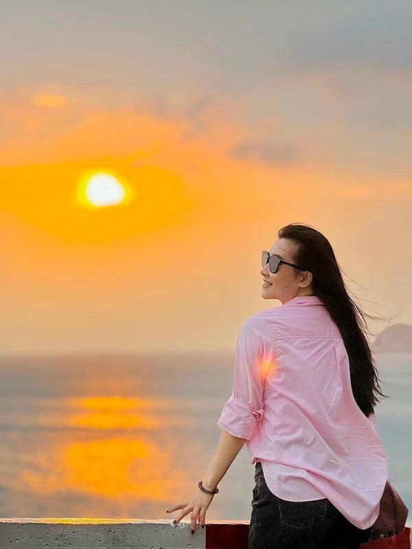 chồng biên tập viên khánh trang la ai 9